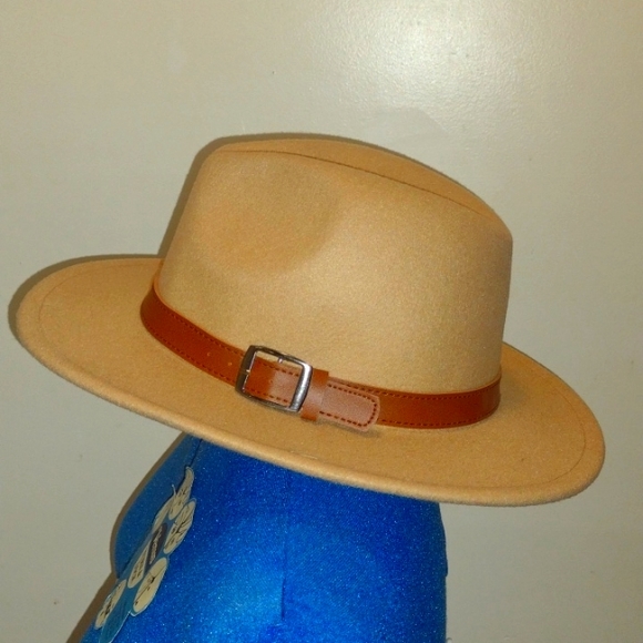Tan Fedora Hat - Picture 2 of 4